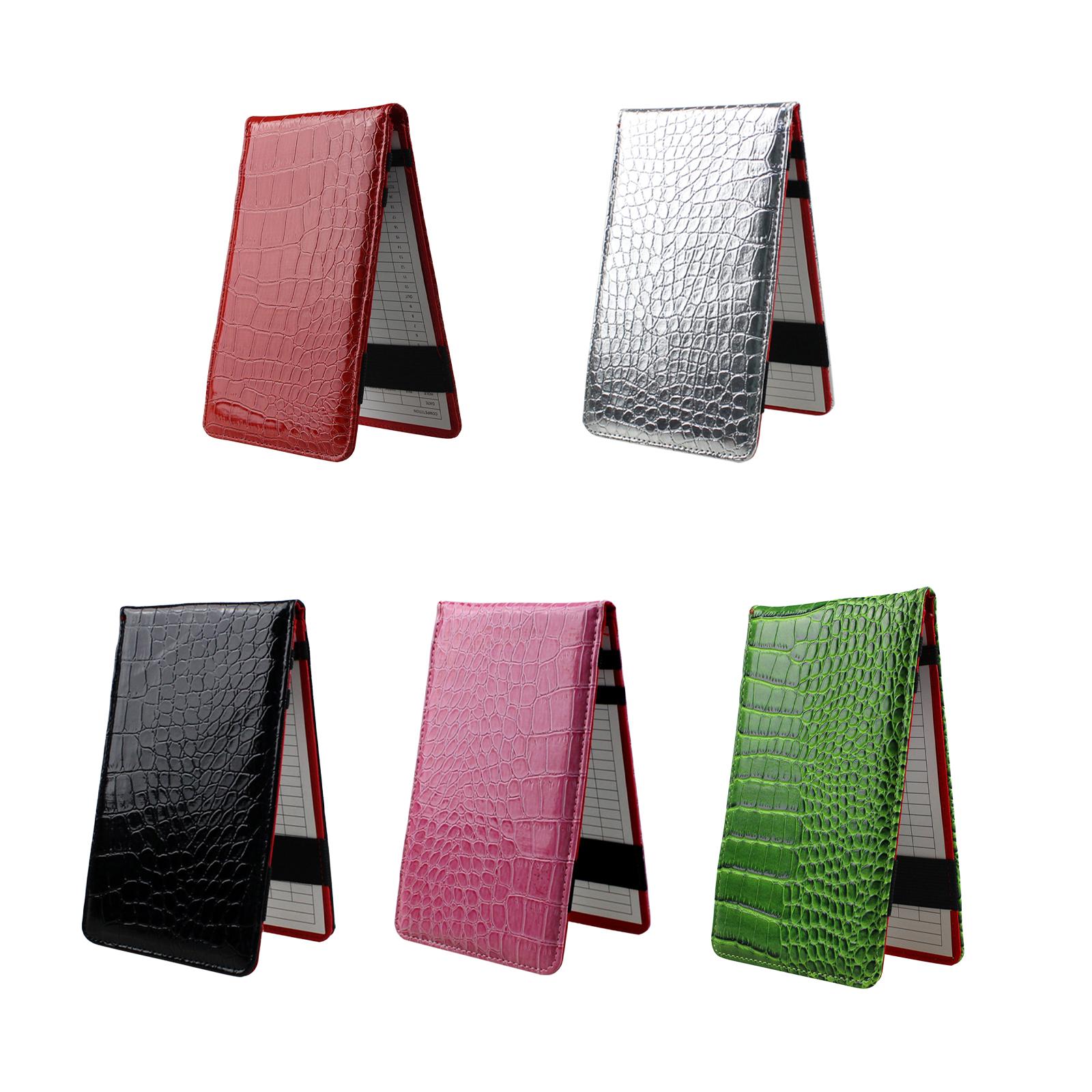 Golf Scorecard Holder - PU 가죽 골프 스코어카드 홀더 야디지