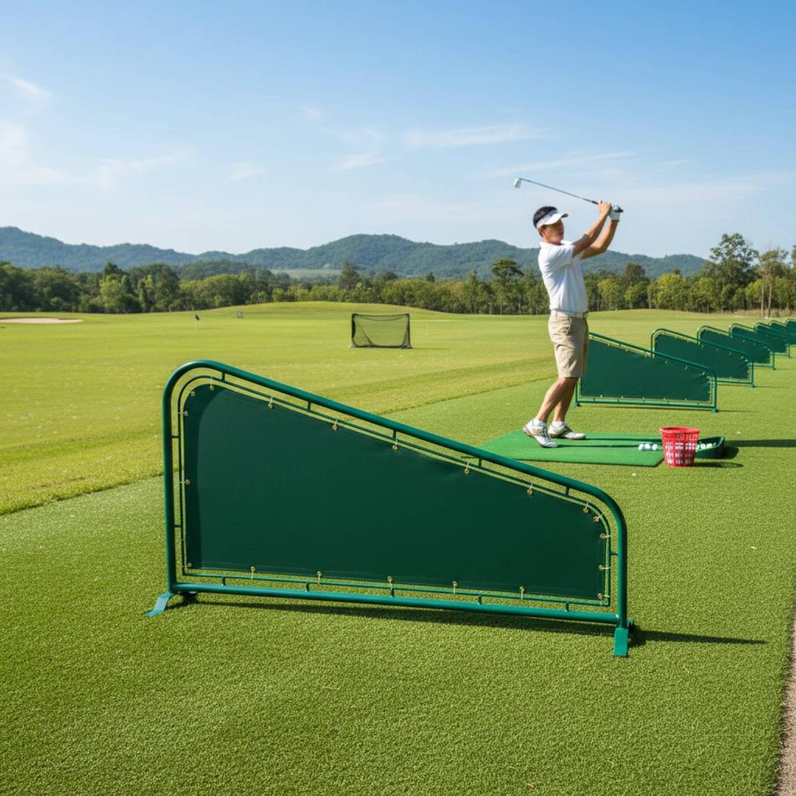 캔버스 골프 디바이더 헤비듀티 연습장 배리어 스포츠 장 - Practice Equipment For Golf 리뷰 및 가격