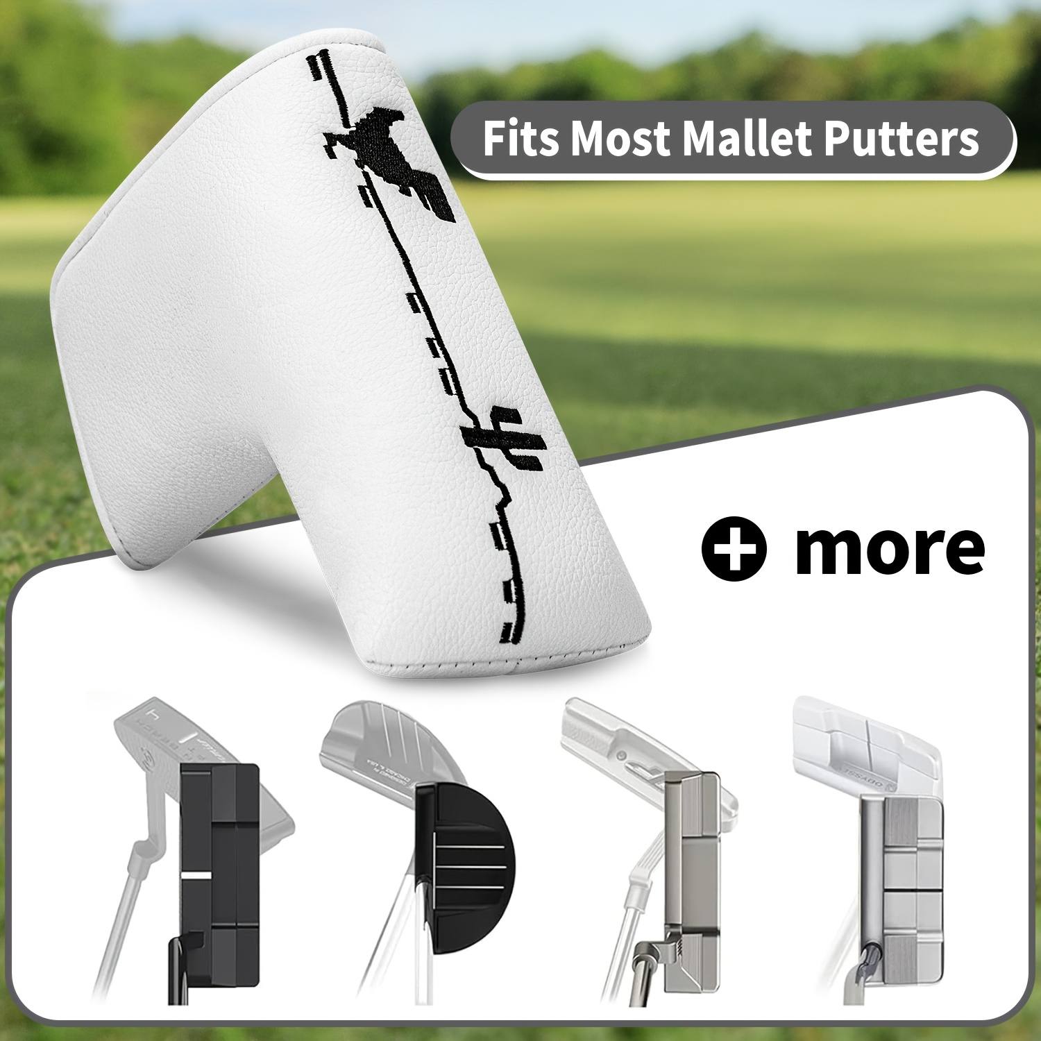 공룡&크로스본스 골프 퍼터 커버 - 블레이드 헤드, 부 - Golf Equipment Rack 리뷰 및 가격