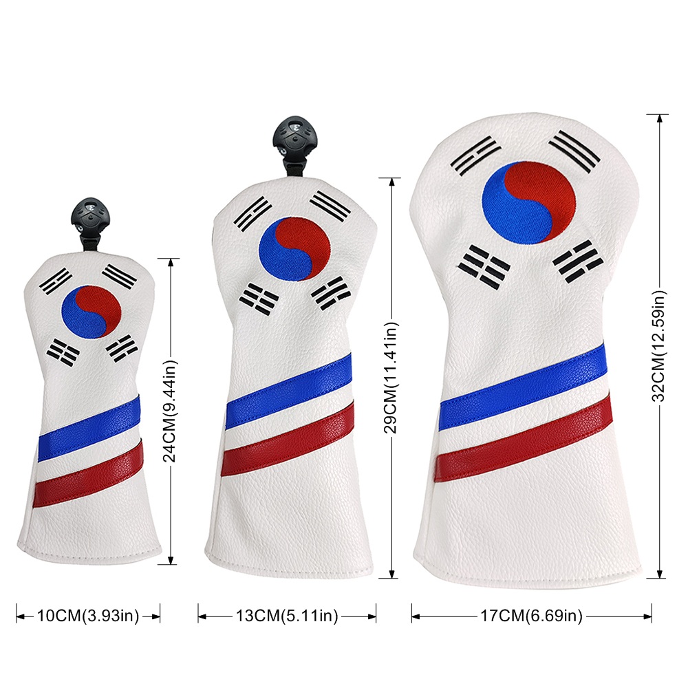 한국 애국 골프 헤드커버 세트 - 독특한 디자인의 아이 - Golf Equipment Rack 리뷰 및 가격