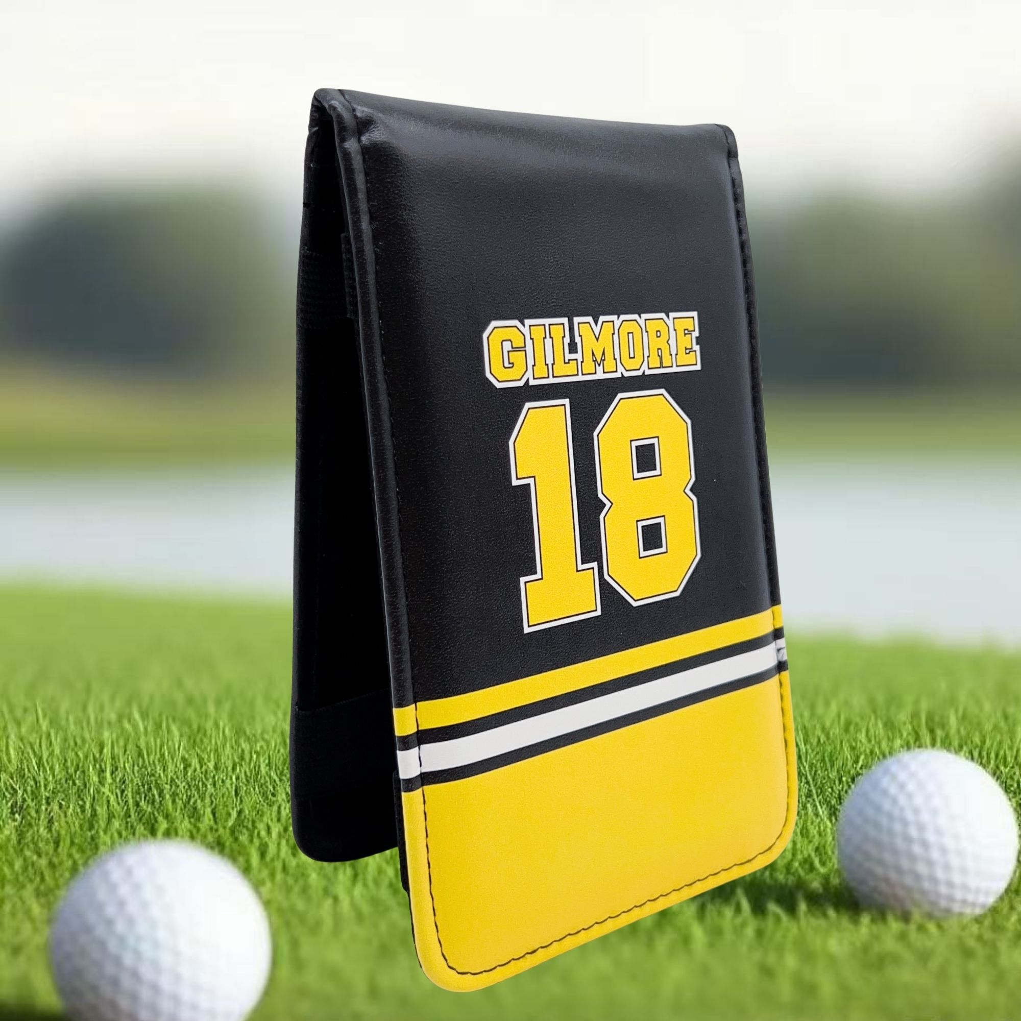해피 길모어 18 디자인 고품질 PU 가죽 골프 스코어 - Golf Scorecard Holder 리뷰 및 가격
