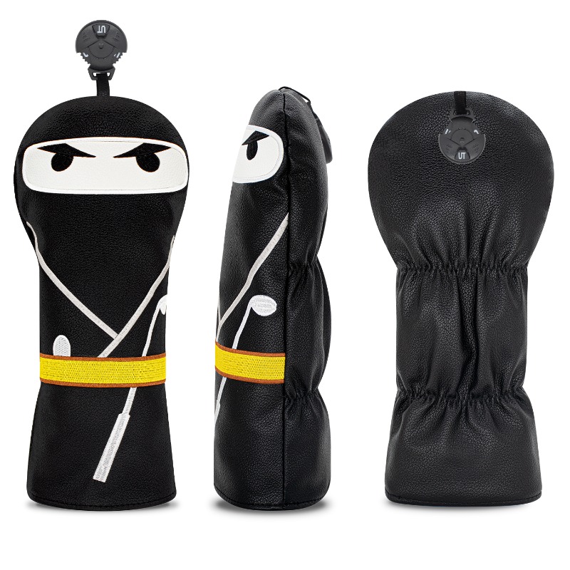 사무라이 패턴 블랙 골프 클럽 헤드 커버 - 내구성 있 - Golf Equipment Rack 리뷰 및 가격