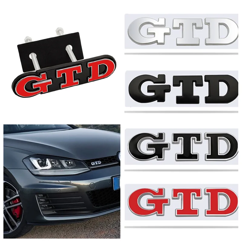 3D 금속 GTD 로고 자동차 뒷 트렁크 배지 스티커  - Golf Equipment Used 리뷰 및 가격