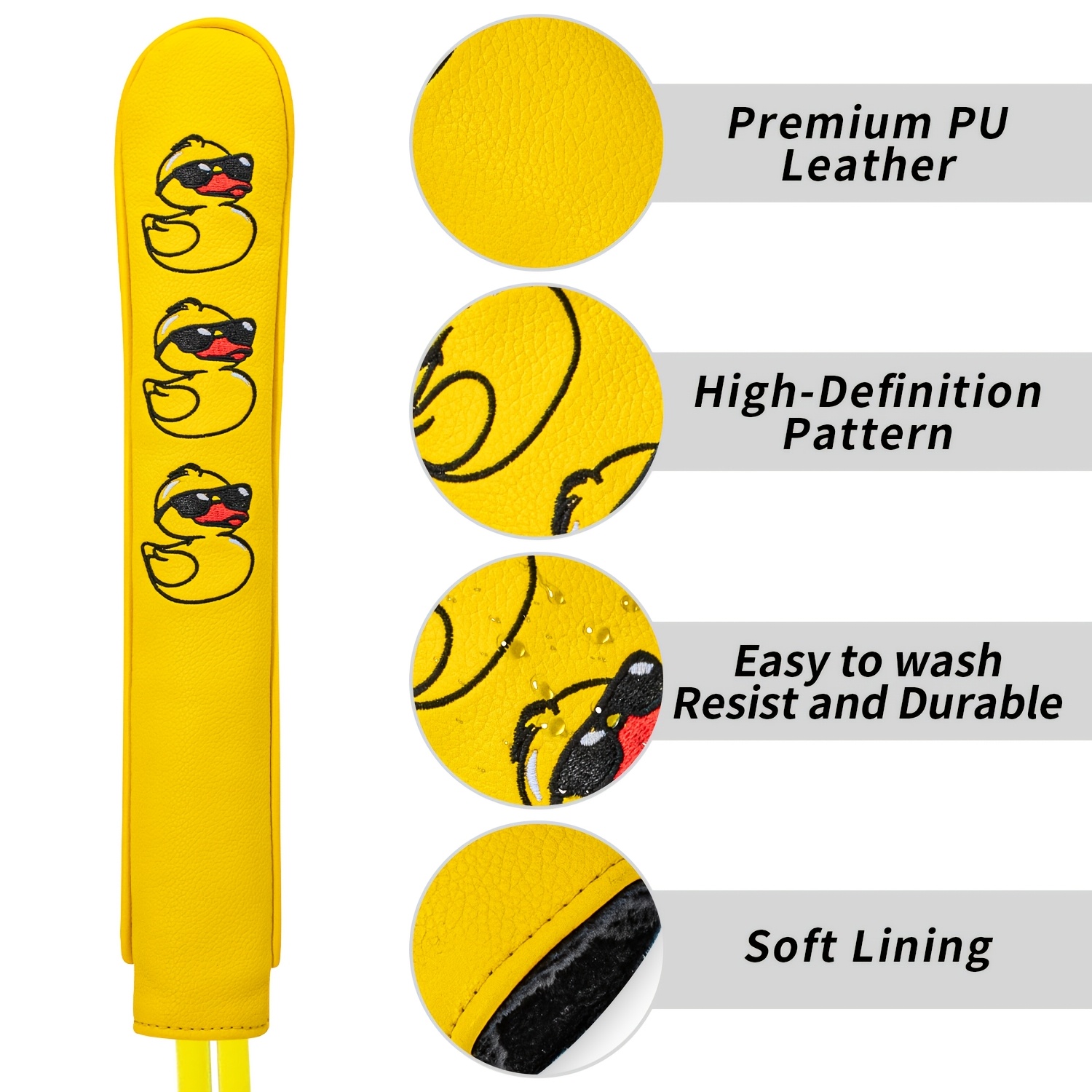 1개의 오리 모양 골프 클럽 헤드 커버(방향 지정 스틱 - Golf Equipment Rack 리뷰 및 가격
