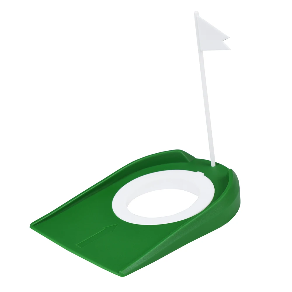 홀 플래그 퍼터가있는 실내 골프 퍼팅 트레이너 그린 연 - Practice Equipment For Golf 리뷰 및 가격