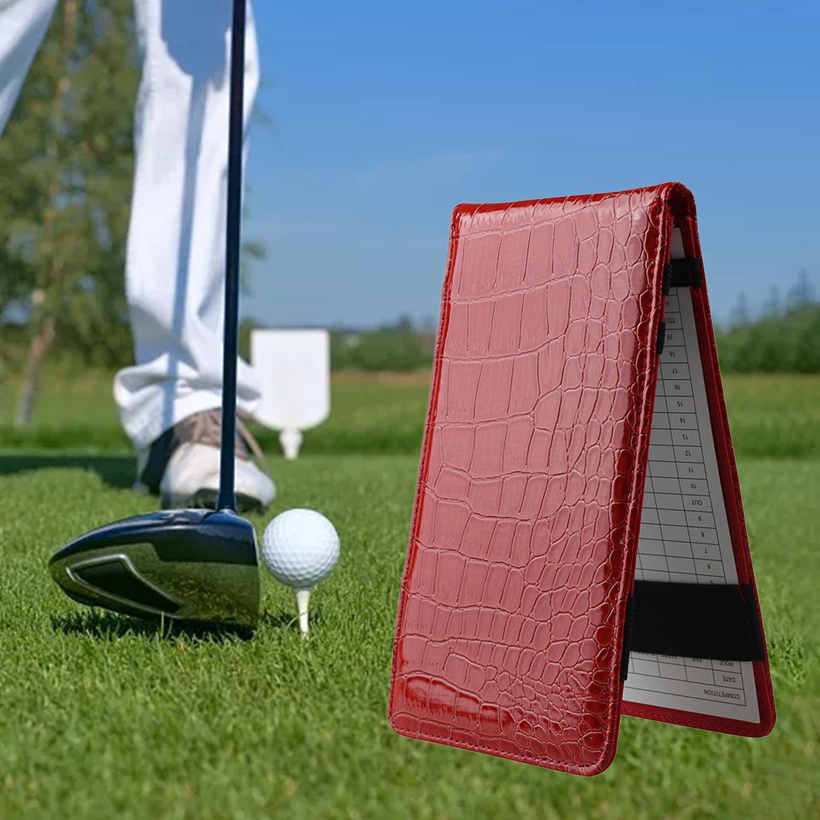 PU 가죽 골프 스코어카드 홀더 야디지 북 커버 남성  - Golf Scorecard Holder 리뷰 및 가격