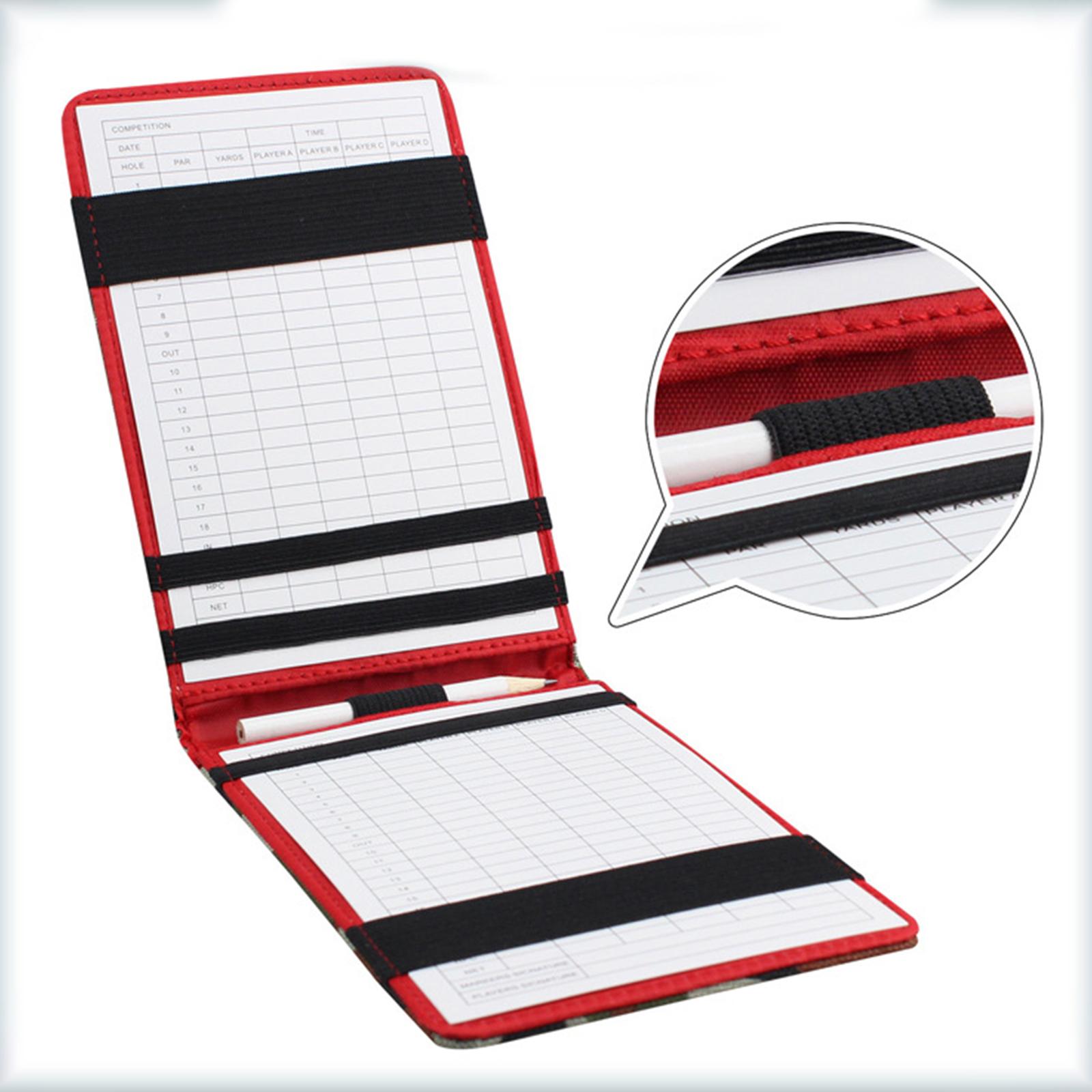 PU 가죽 골프 스코어카드 홀더 야디지 북 커버 남성  - Golf Scorecard Holder 리뷰 및 가격