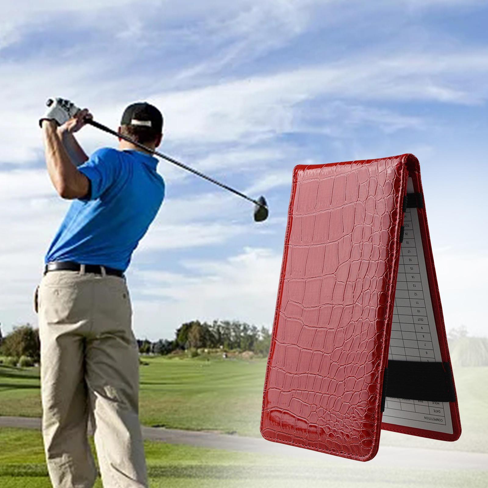 PU 가죽 골프 스코어카드 홀더 야디지 북 커버 남성  - Golf Scorecard Holder 리뷰 및 가격